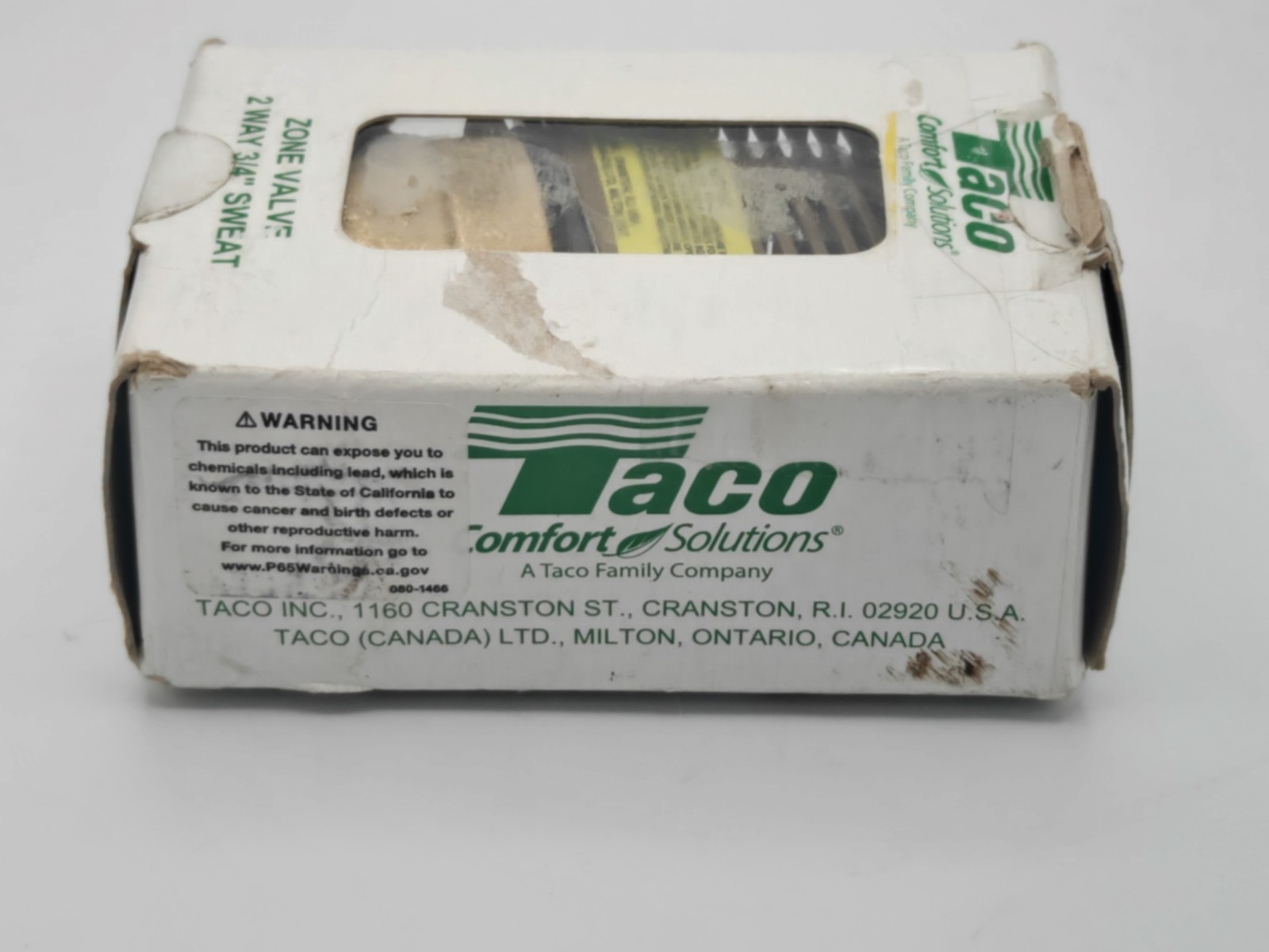 Open Box – Taco Gold Series 571-2 – 3/4-Inch Sweat 2-Way Zone Valve A1047