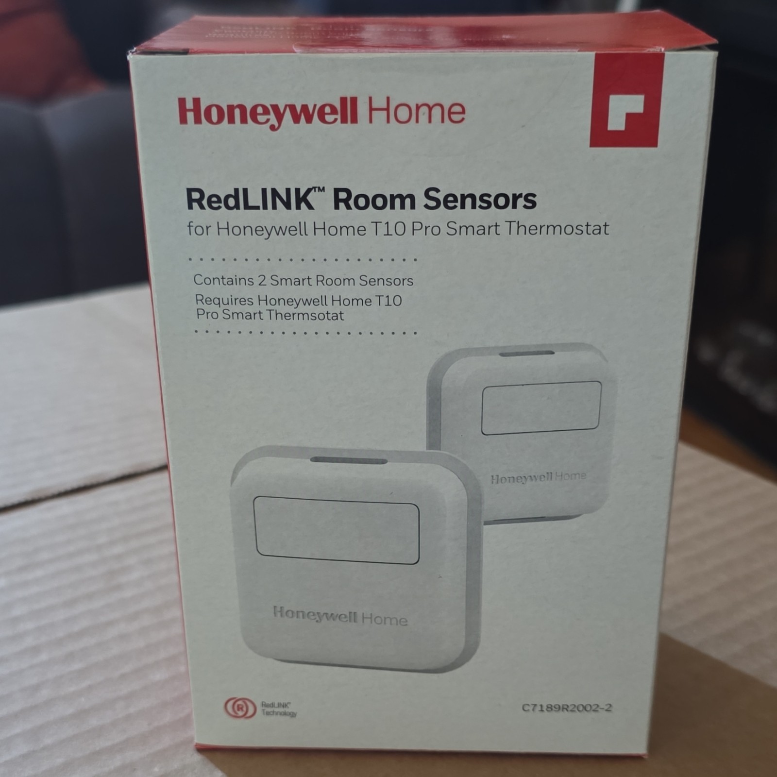 Honeywell Home RedLINK Room Sensors 2-Pack for T10 Pro Smart Thermostat White