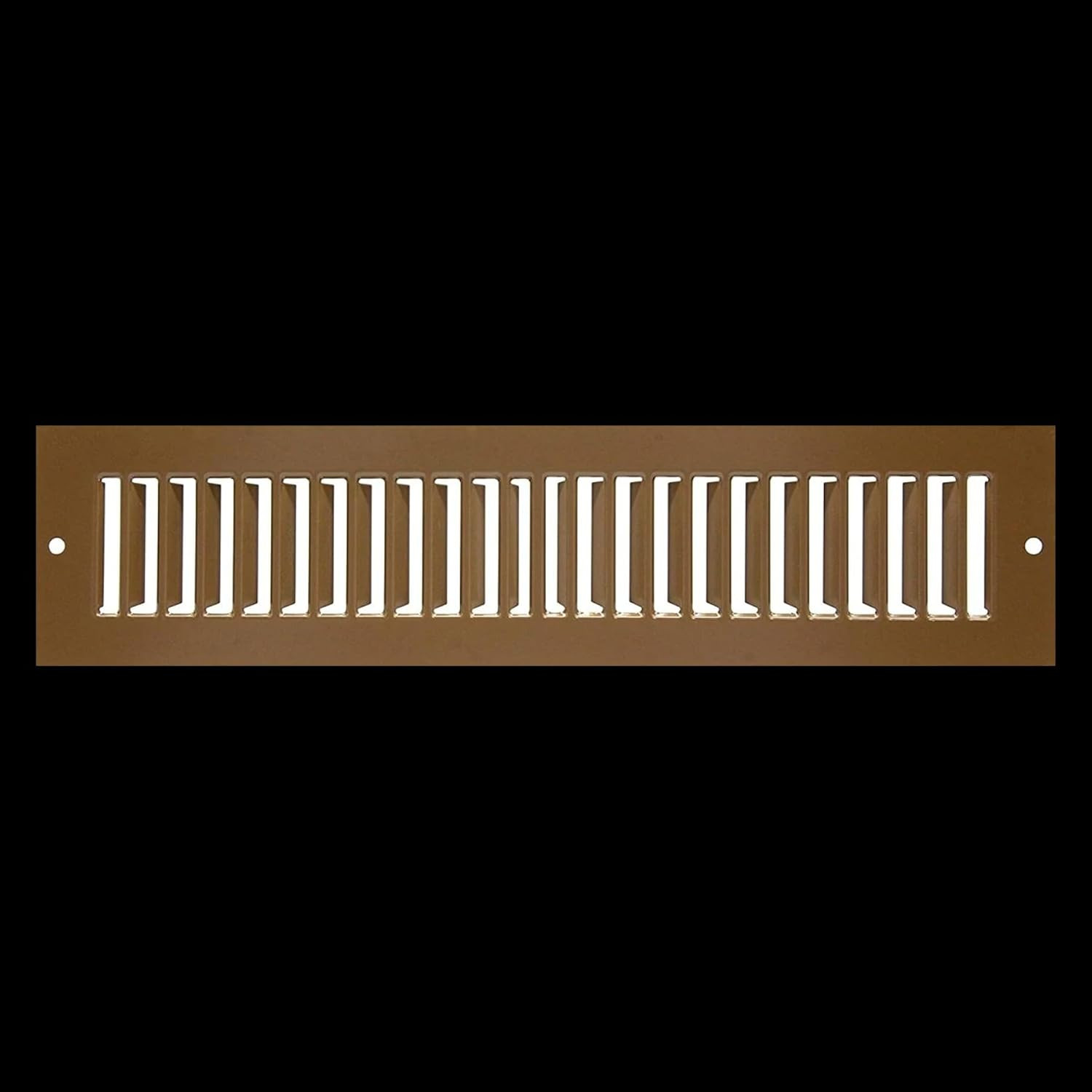 HVAC Premium 12″ X 2″ Toe Space Grille – HVAC Vent Cover [Outer Dimensions: 13.5
