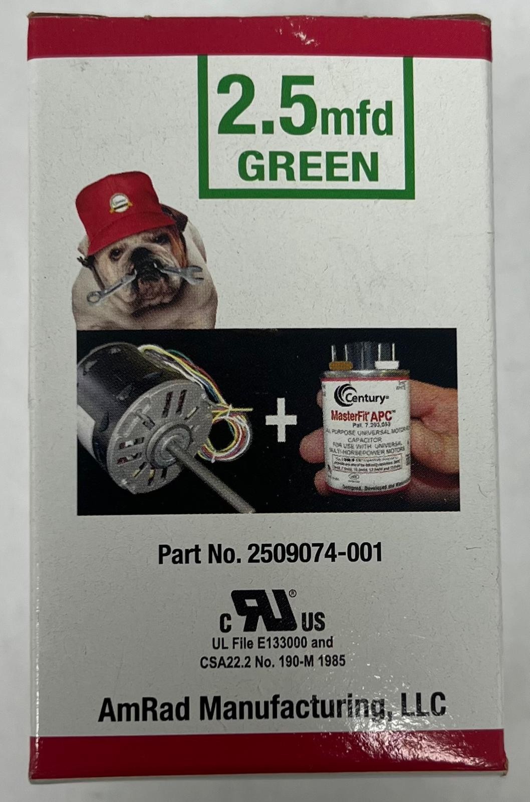 Century MasterFit Pro APC 2509074-001 Run Capacitor 5/7.5/10/12.5/15 MFD NEW