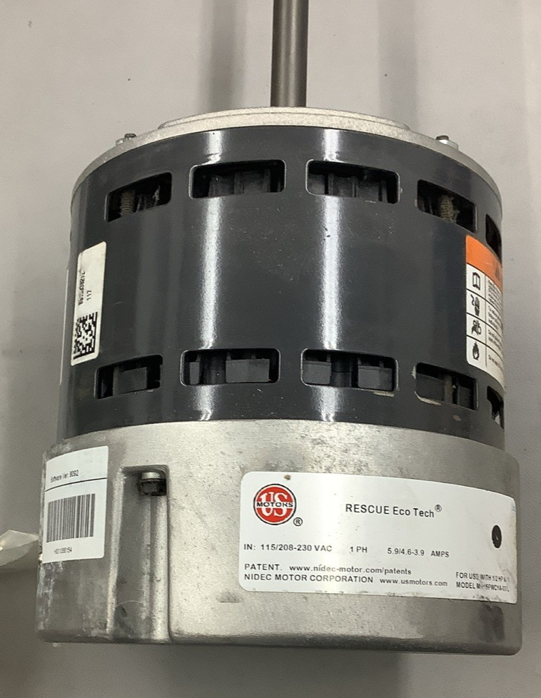 U.S. Motors 5532ET Rescue EcoTech Blower Motor 1/2HP 1075RPM (R106)