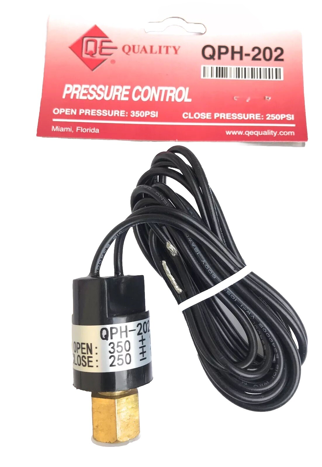 SWITCH HIGH PRESSURE MINI CONTROL OPEN-350 PSI /CLOSE-250 PSI ( 3 PIECES )