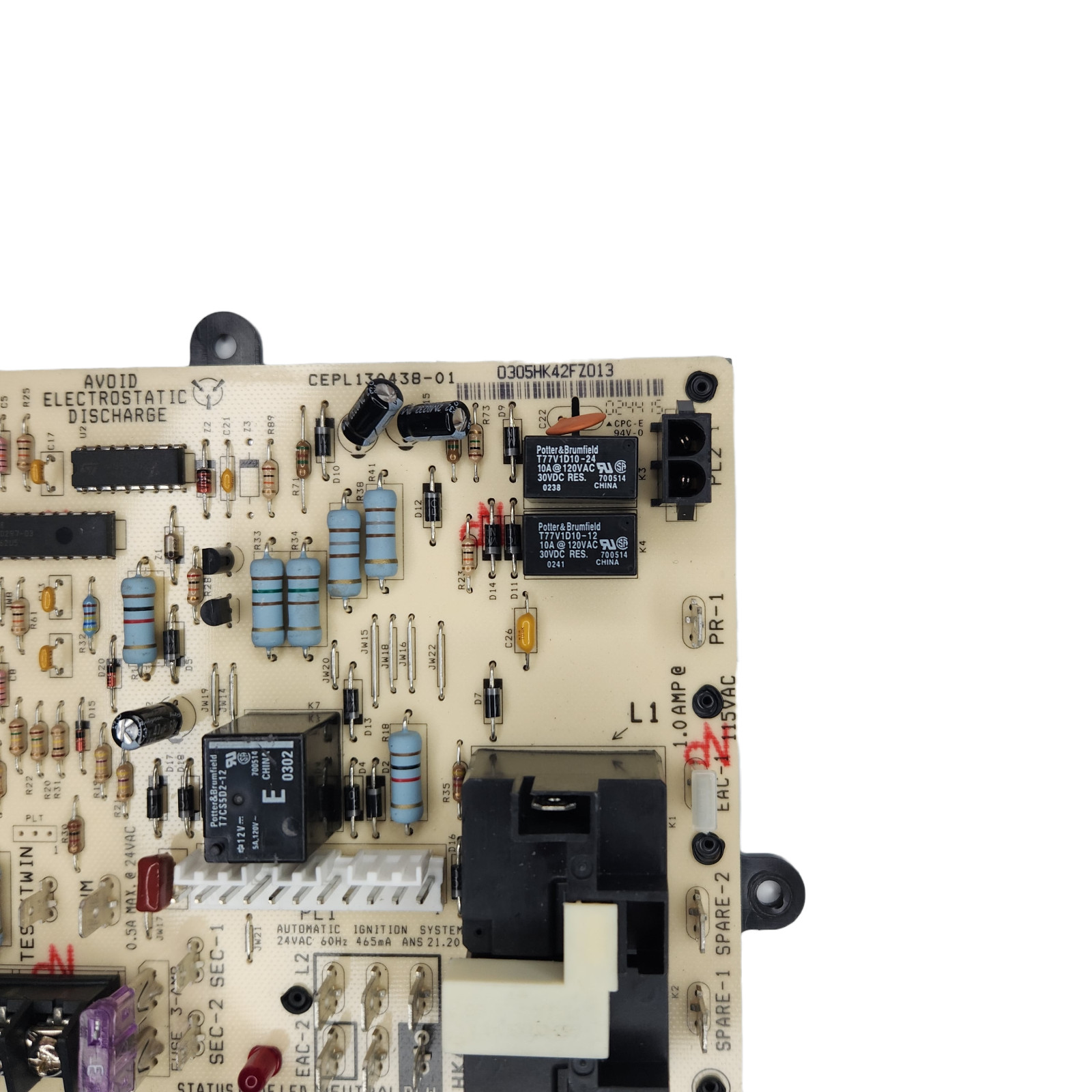 Carrier Bryant Payne HK42FZ013 Furnace Control Board CEPL130438