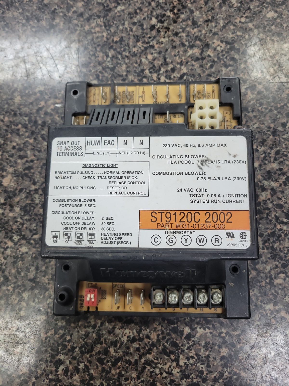OEM YORK ST9120C 2002 031-01237-000 CONTROL BOARD HVAC USA SELLER