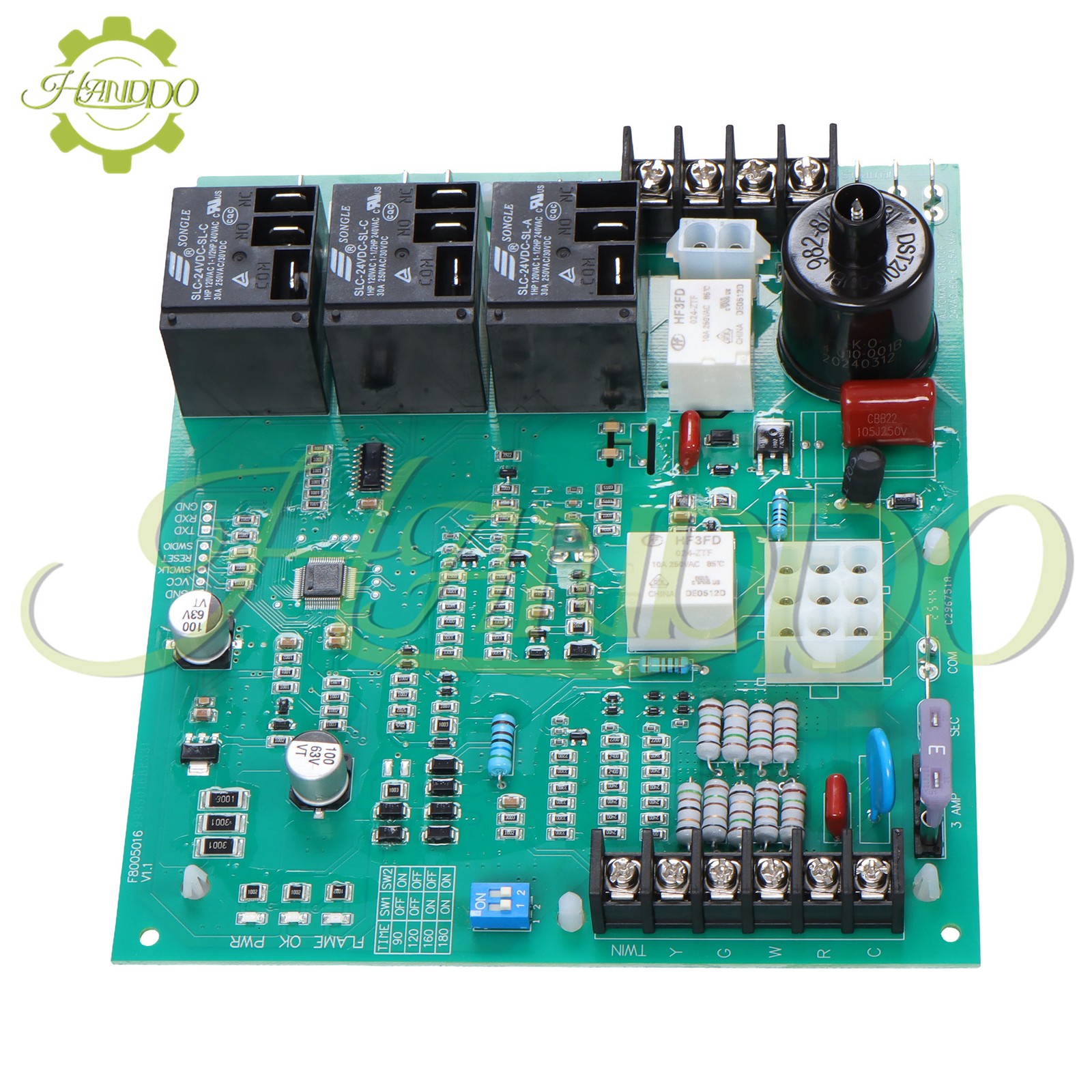 Upgraded 62-24140-04 Spark Ignition Control Circuit Board Compatibility,24V/115V
