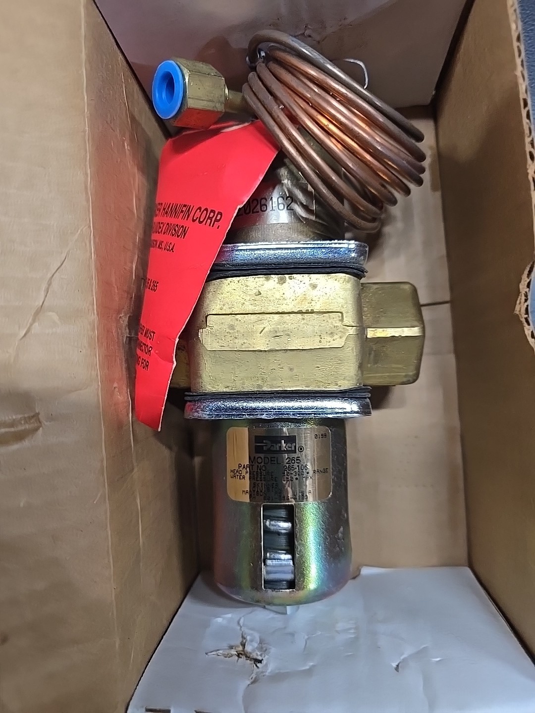 DAIKIN/McQuay/Parker Water Regulating Valve 802026162/265-106 (BRAND NEW)