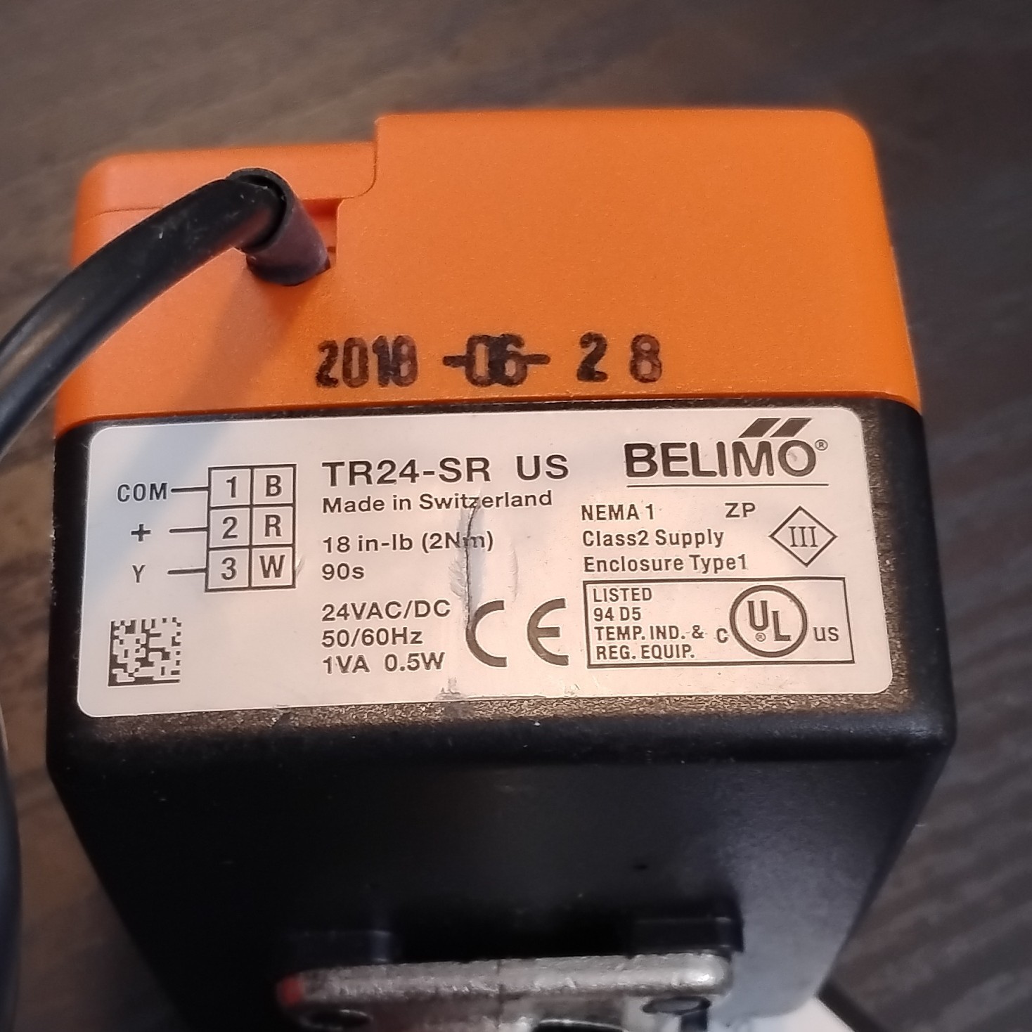 Belimo B209B+TR24-SR US Brass Ball Valve 1/2″ HVAC Actuator 2018 Model