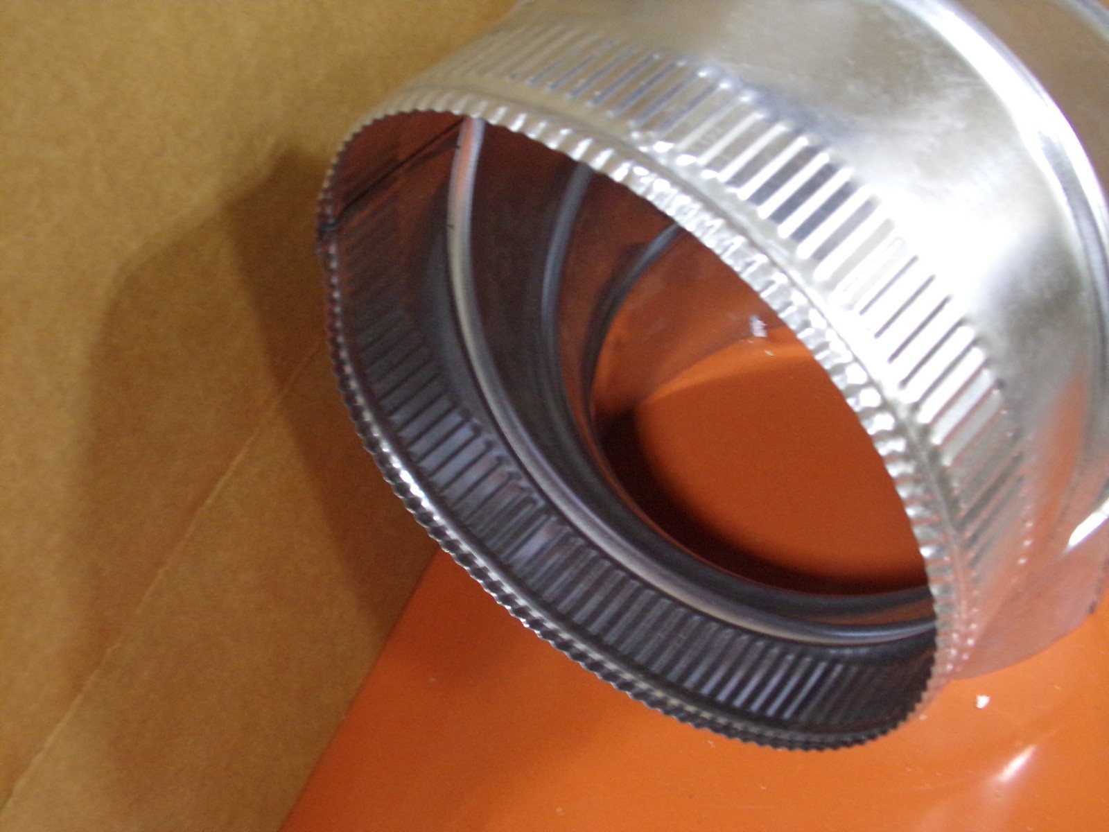 Greenseam Grae990ga26 Round 90 Degree Elbow, 9 In Duct Dia, Galvanized Steel(G)