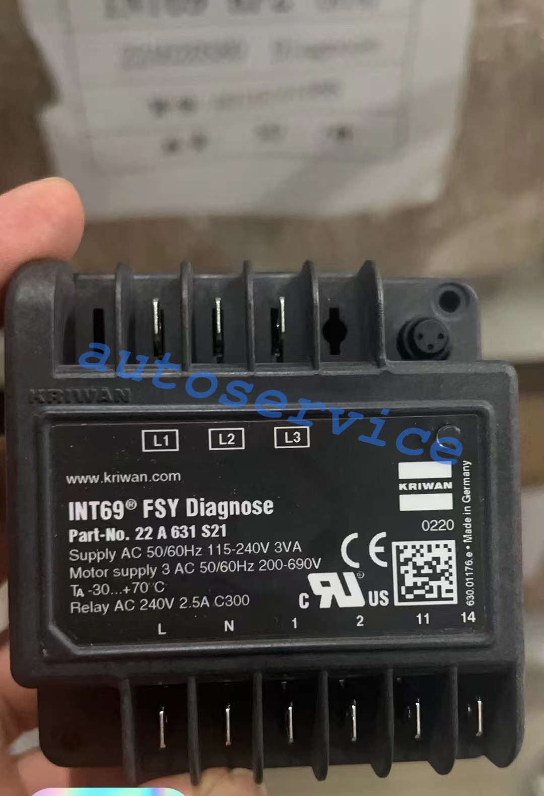1pcs KRIWAN ININT69 FSY 22A 631 S21 compressor protection module