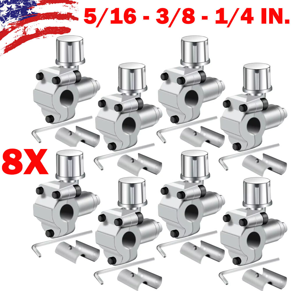 8x BPV31 Bullet Piercing Valve For A/C Refrigeration Lines 5/16 3/8 1/4 In