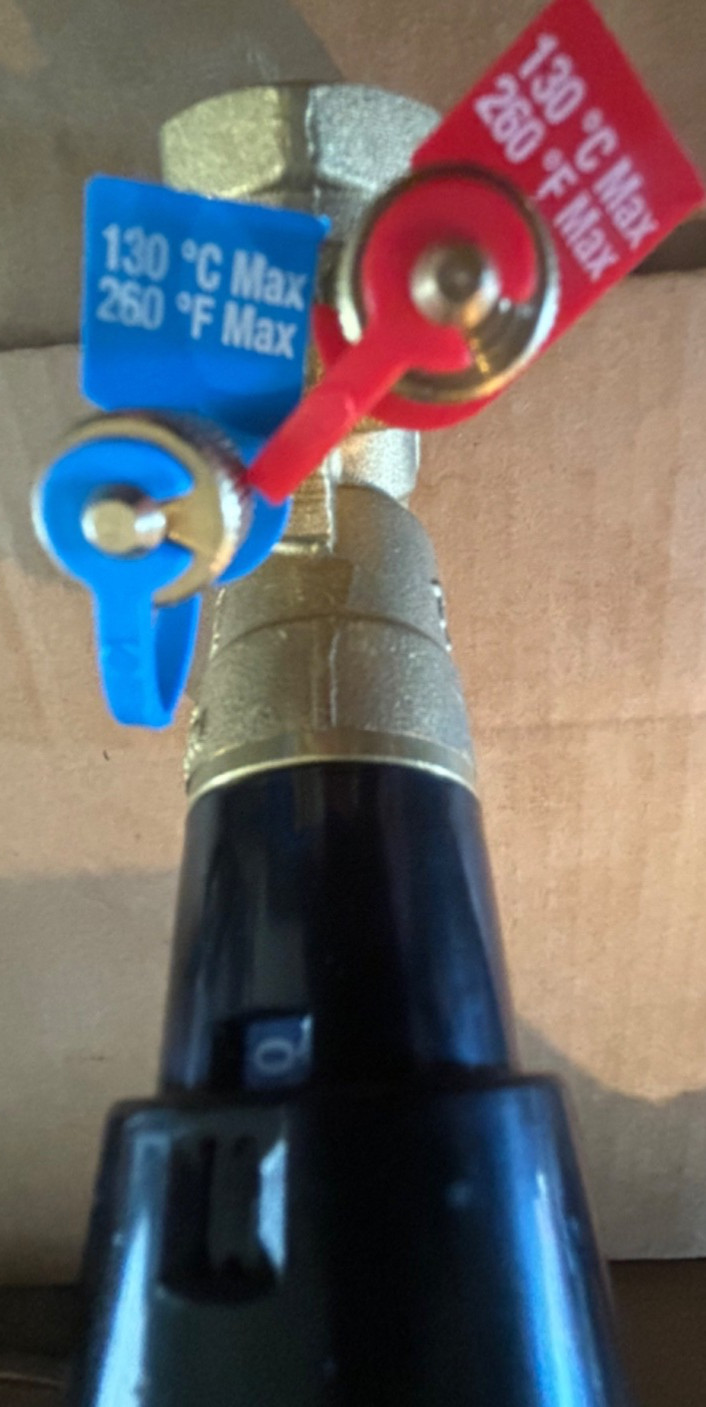 RWV Brass Fixed Orifice Static Balancing Valve 3/4 Female NPT 9517-3/4
