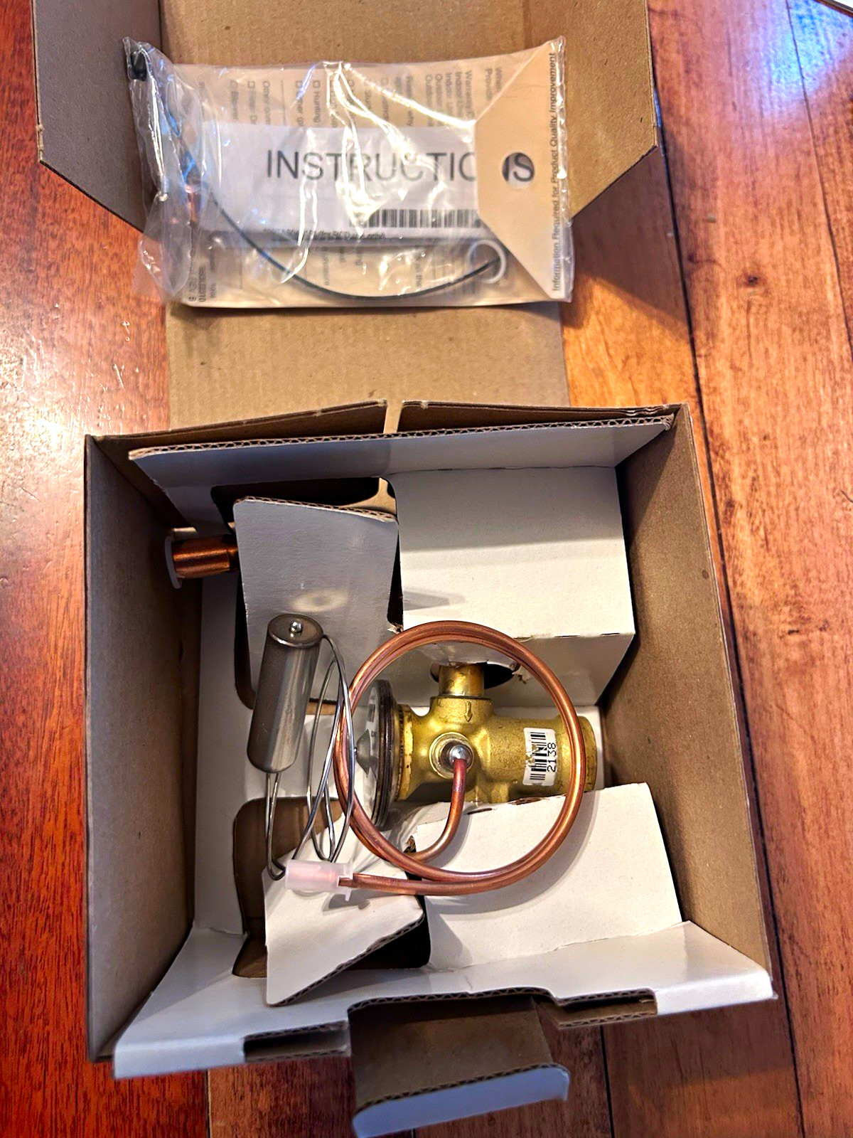 Carrier Expansion Valve Brass & Copper HVAC Refrigeration Valve Kit 332368-750