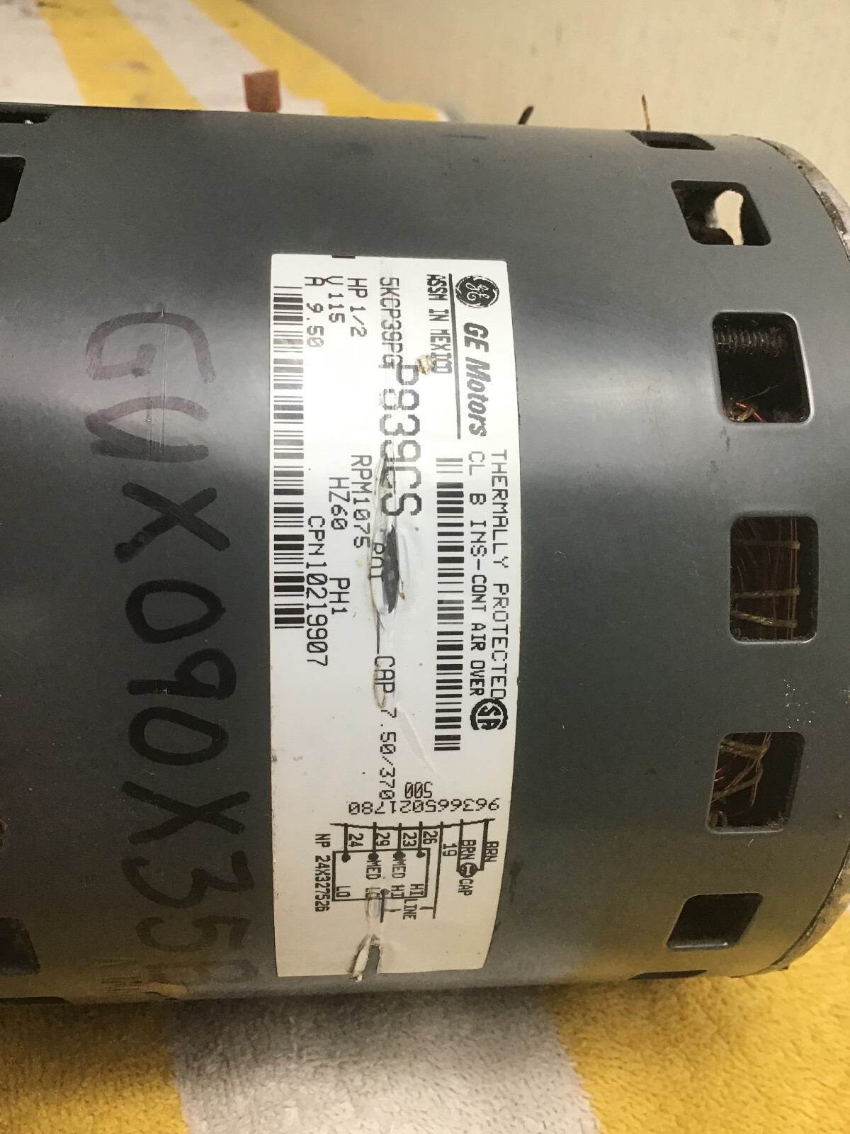 GE 5KCP39PGP839CS Condenser Fan Motor FREE SHIPPING