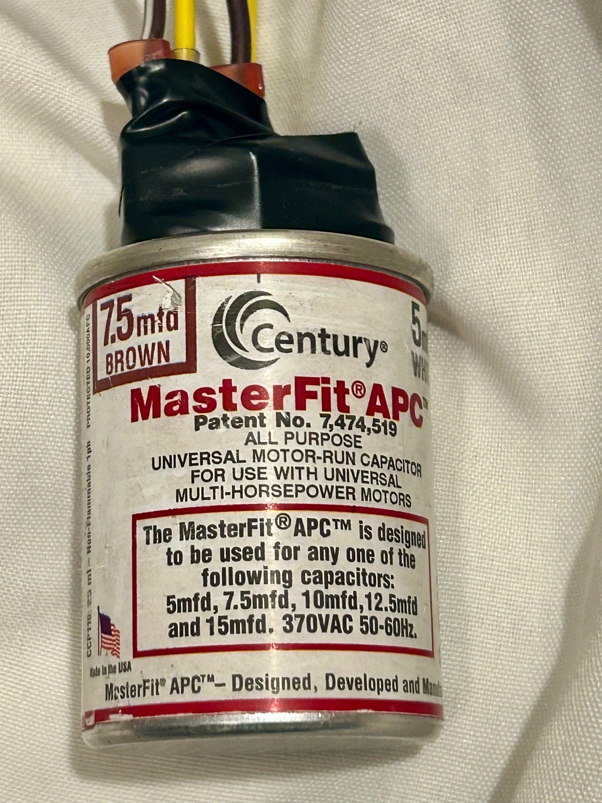 Universal Century MasterFit Direct Drive Fan Blower Motor 5KCP39MGDD709S GE