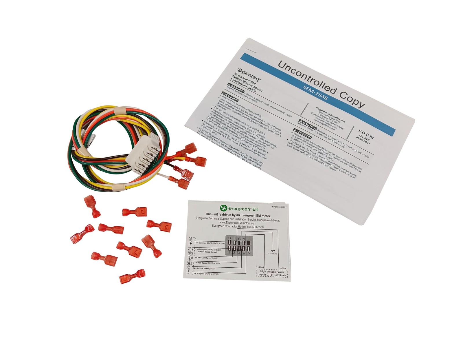 Evergreen Scientific- 6205E GE – Genteq 1/2 HP 230 Volt Replacement X-13 Furn…