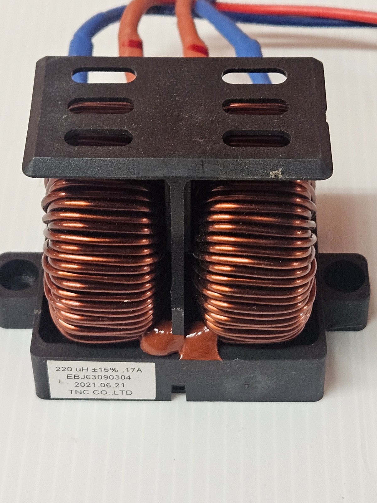 LG EBJ63090304 OEM Transformer Reactor 220uH 17A HVAC Air Conditioner