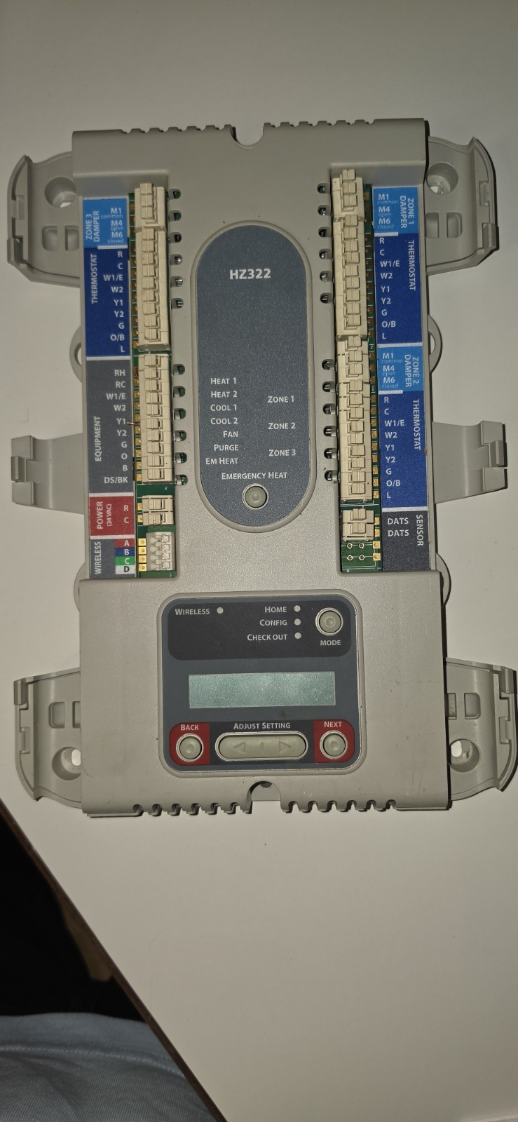 Honeywell Truezone HZ322 3 Zone Control Panel