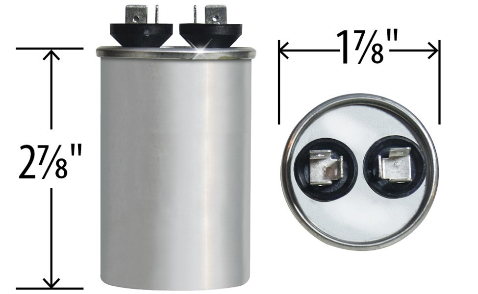 Capcom Capacitor Round 5 uf MFD 440 Fits GE Genteq Z97F9594 97F9594