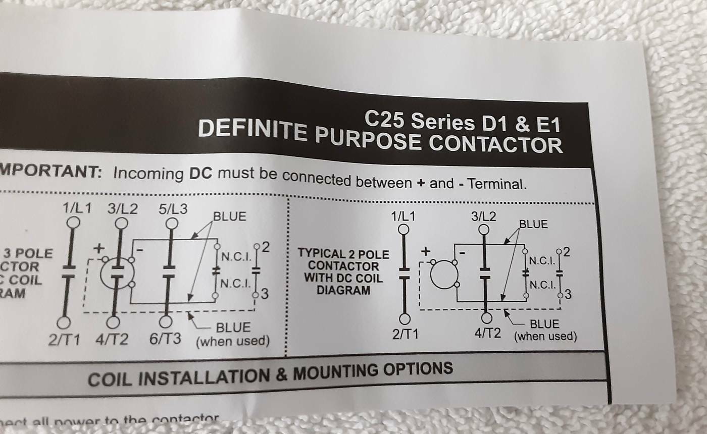 EATON Contactor C25DNY113A. 40A. 120V 3P. New in box. Free Shipping.
