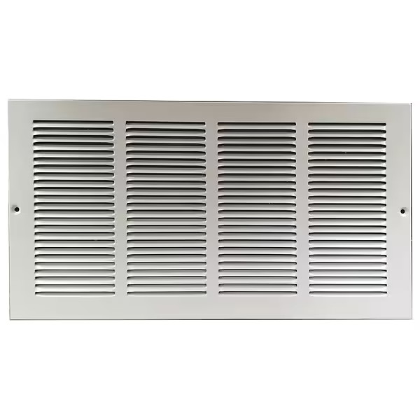 Ceiling/Wall Return Air Grille, 20 in W x 20 in H Opening, 1159cfm, White,