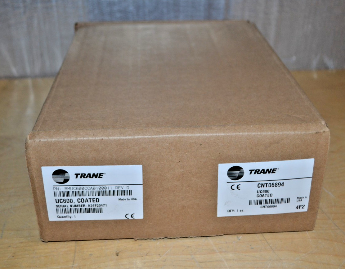 Trane Tracer UC600 Coated Programmable HVAC Controller, Rev D, Mfr. # CNT06894