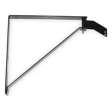 Multifan Bracketw30 Mounting Bracket, Black, Steel, 14 In L