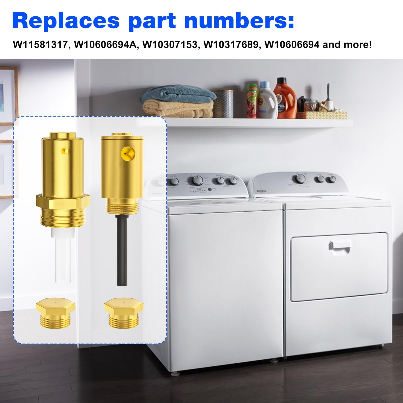 W11581316 Propane Conversion Kit for Whirlpool 29 Inches Standard 1 Each LP…