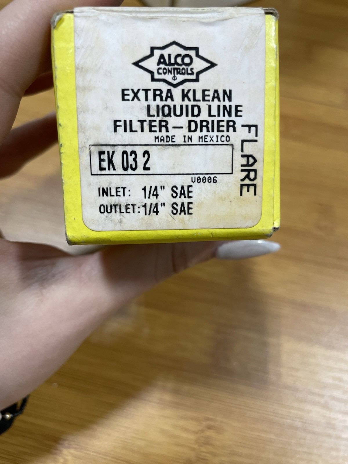 New ALCO Extra Klean Liquid Line Filter-Drier EK-032 1/ 4″MF x 1/4″FMF Mexico