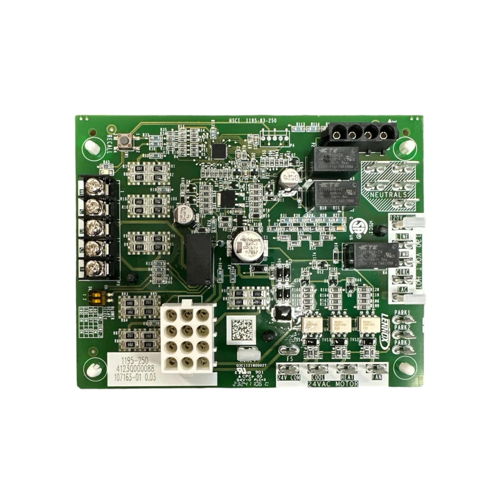 1195-200 Lennox OEM Replacement Gas Furnace Ignition Control Board