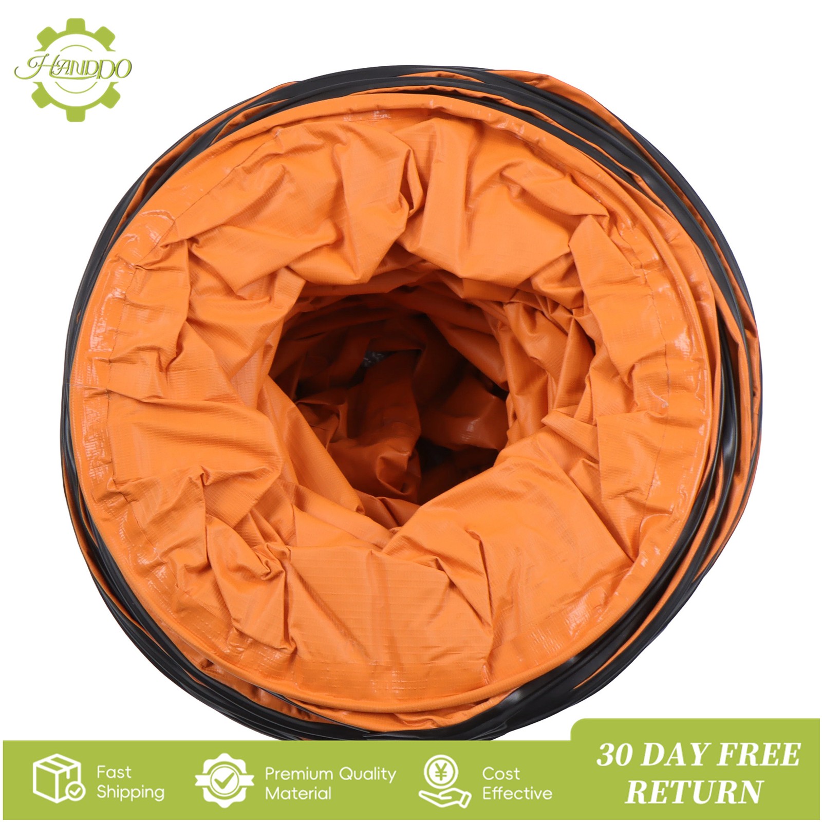 32ft Duct Hosing PVC Flexible Ducting Hose for 12inch Utility Blower Exhaust Fan