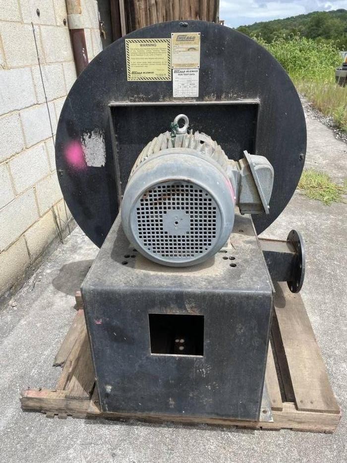 Chicago J4 Fwd Back Inclined Fan,8.625″ In, 4.25″x4.25″ Out, 15HP@3600RPM #90057