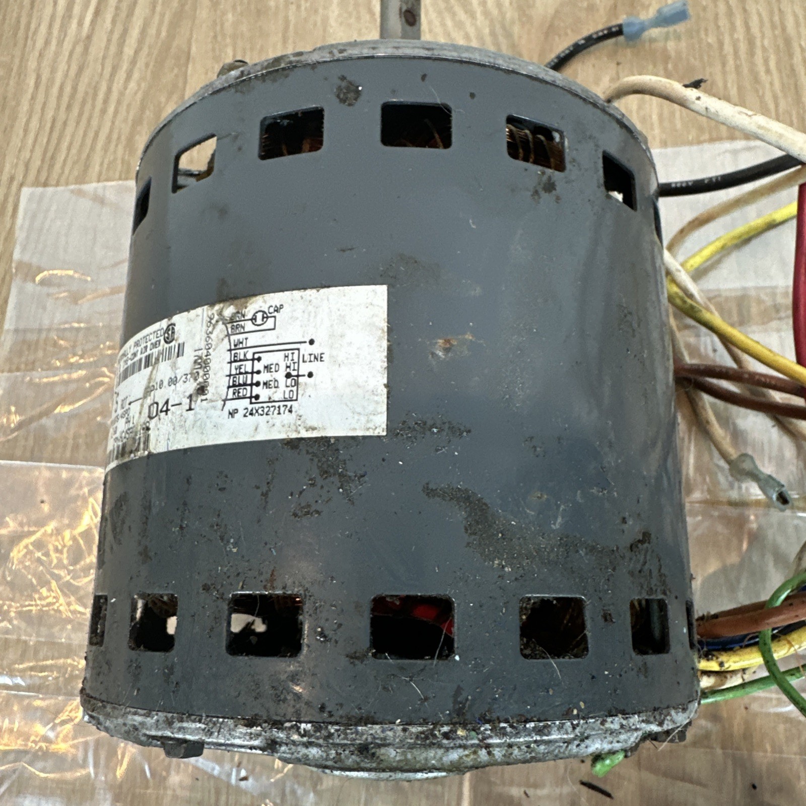 GE 5KCP39PGS171S Furnace Blower Motor 3/4HP 1075RPM 4SPD 1PH 115V HC45AE118A