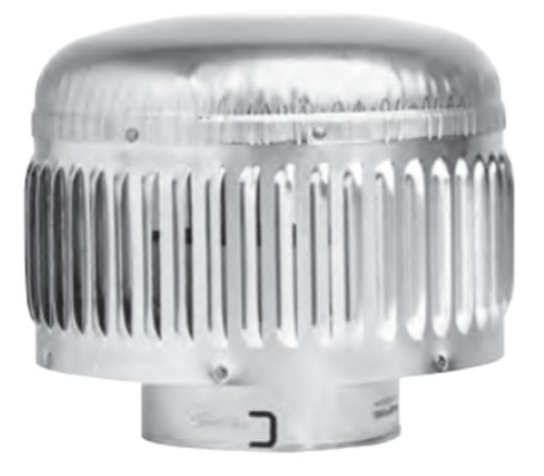 METAL-FAB 4MCHP Metal-Fab 4MCHP 4 in. Galvanized Steel Vent Cap