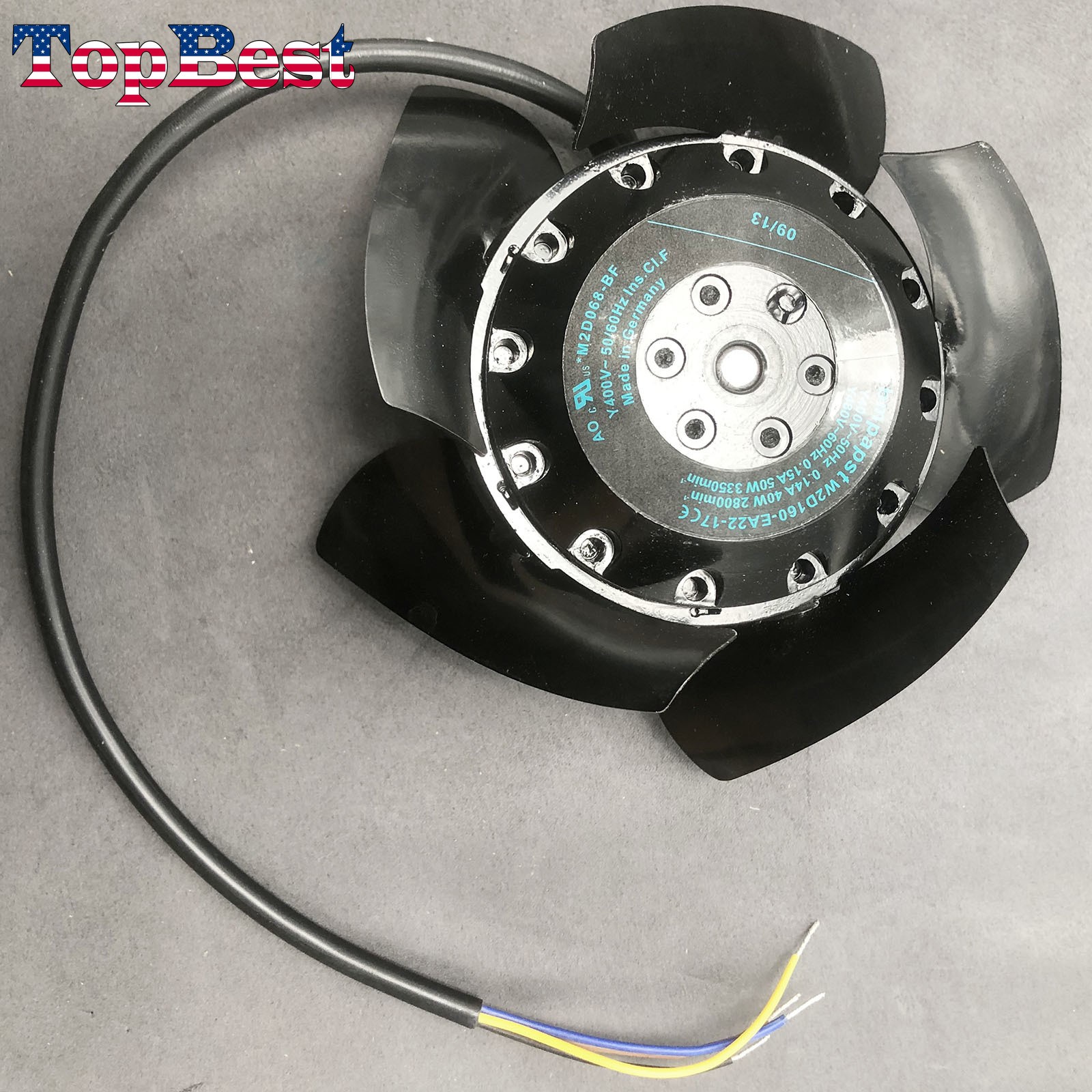New W2D160-EA22-17 Cooling fan for Siemens W2D160-EA22-17 Spindle Blower Motor