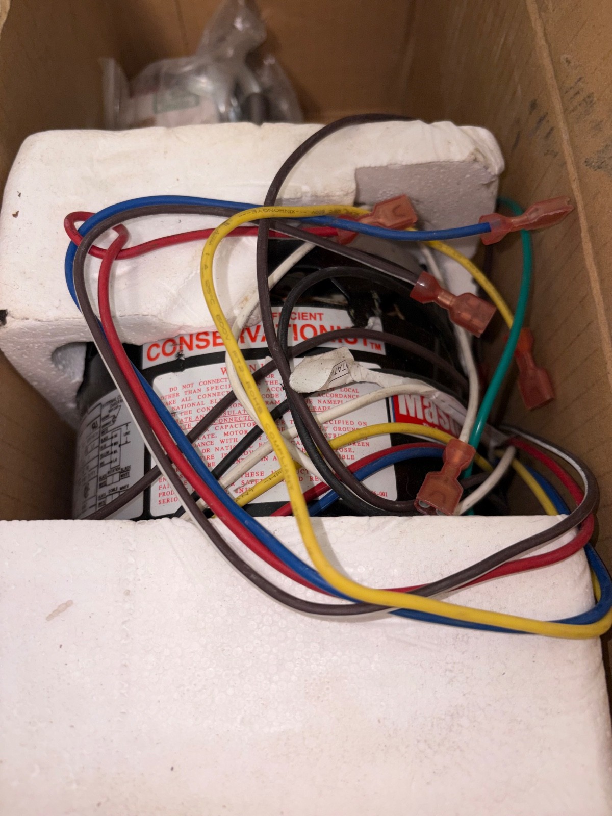 NEW CENTURY FD6001A MULTI HP 40C FURNACE BLOWER MOTOR. S4