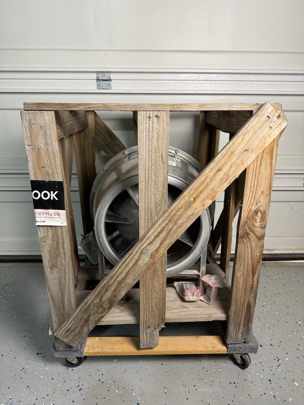 Cook 14CV17D Centri-Vane Mixed Flow Fan 1HP, 460VAC 3-Phase, 1725RPM NOS 2023
