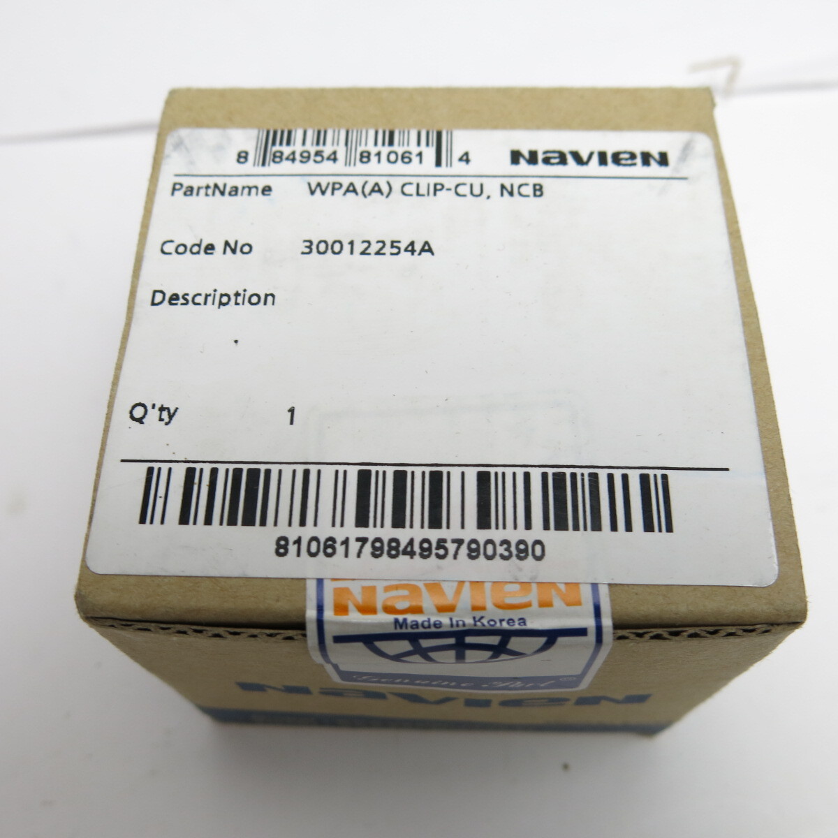 Factory Sealed Navien Clip – CU, NCB #30012254A