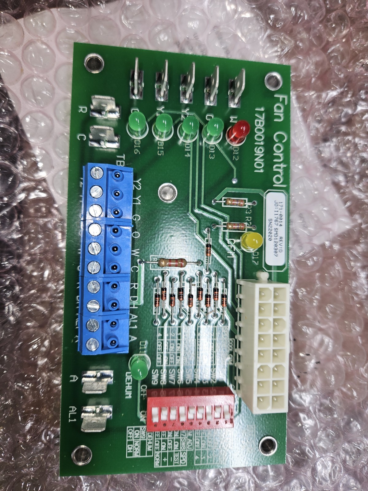 ECM Fan Control Board 171-0014 ClimateMaster 17B0019N01 Water Furnace
