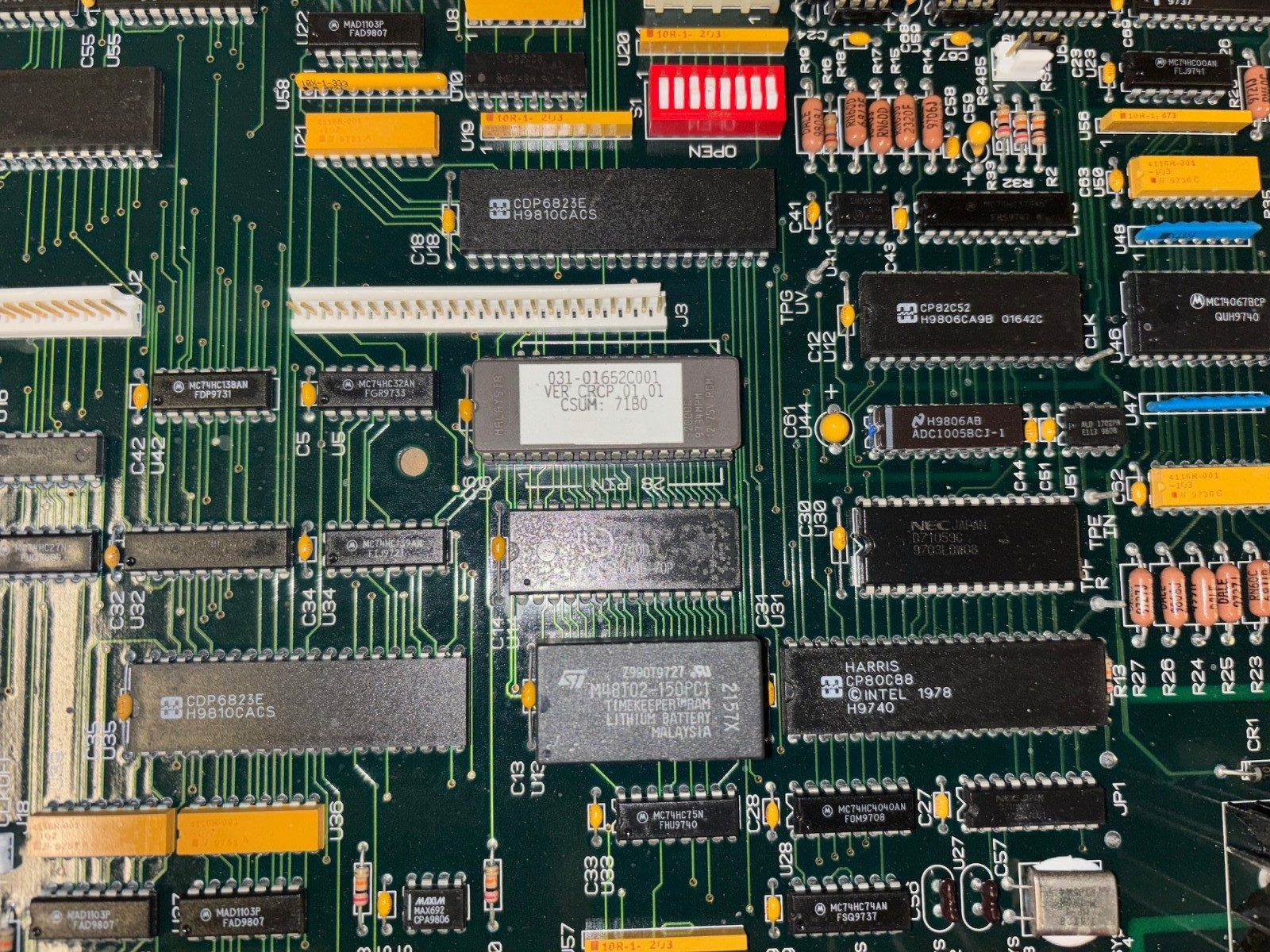 York 031-01095-002 Rev B Chiller Processor Board
