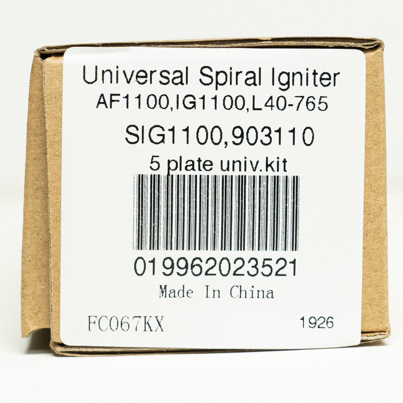 Universal Spiral Furnace igniter Replacement for Nordyne 903110 FC007 FC035
