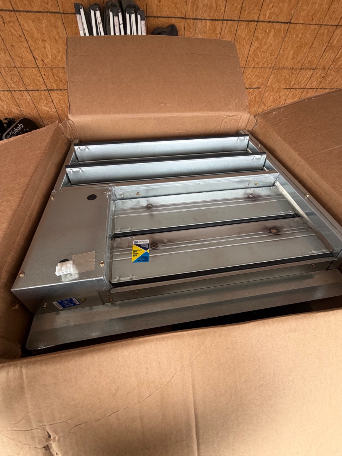 ruskin econ 82 economizer assembly -johnson controls se-eco1001