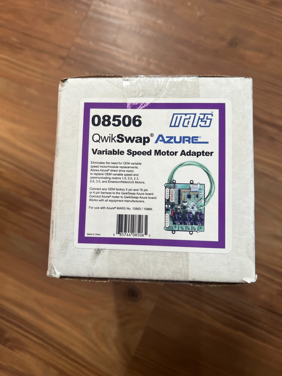 Mars 08506 Motor Adapter Kit, VS w/Board QwikSwap Azure