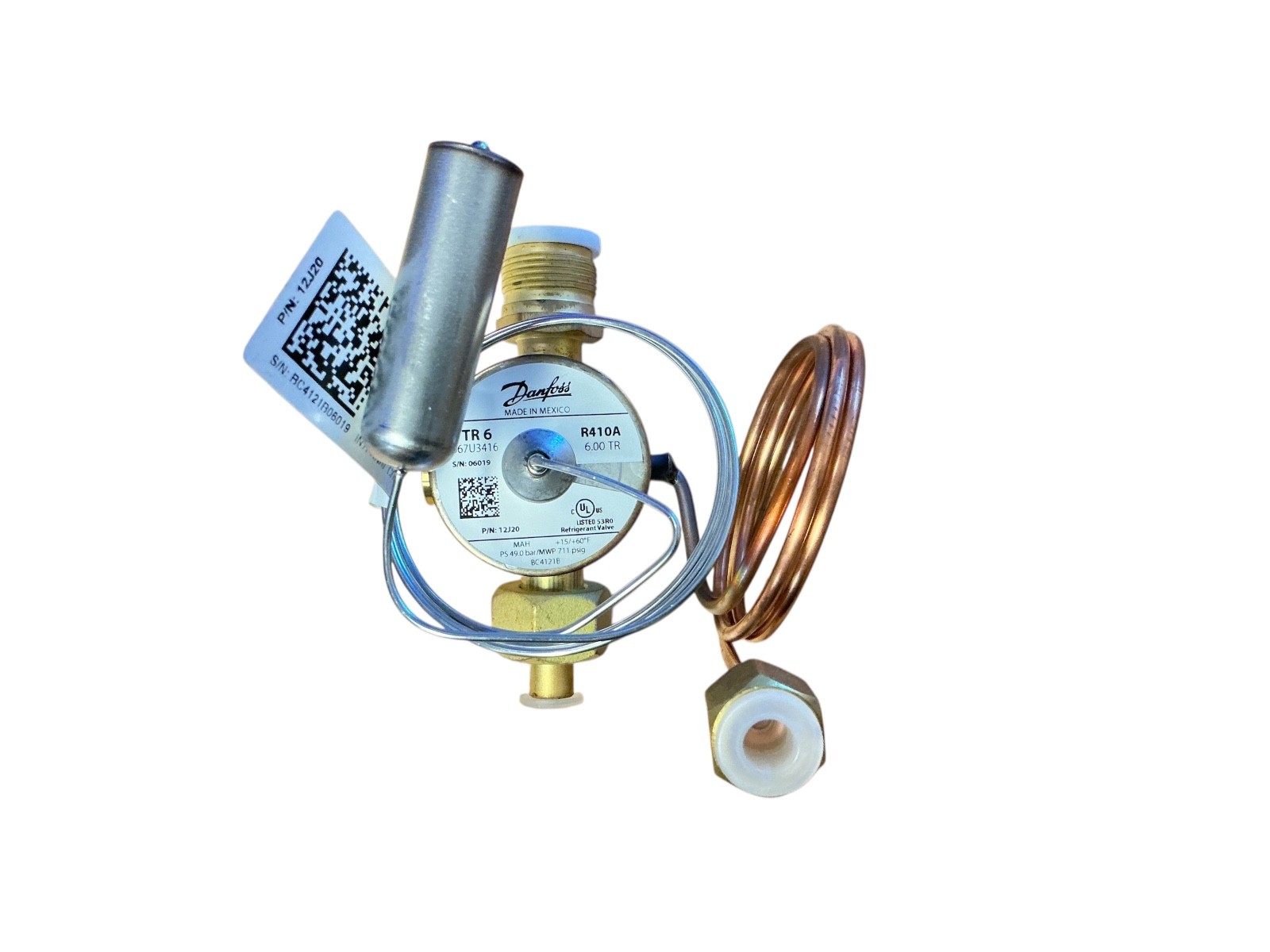 Danfoss TR6 067U3416 Thermal Expansion Valve 6 Ton R410A TXV