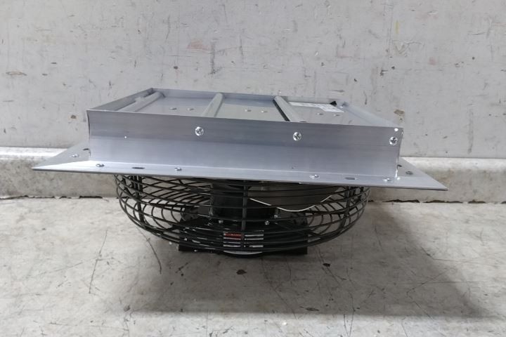Dayton 484X38 1/15 HP 1550 RPM 115VAC 12 In Blade Shutter Mount Exhaust Fan (BW)
