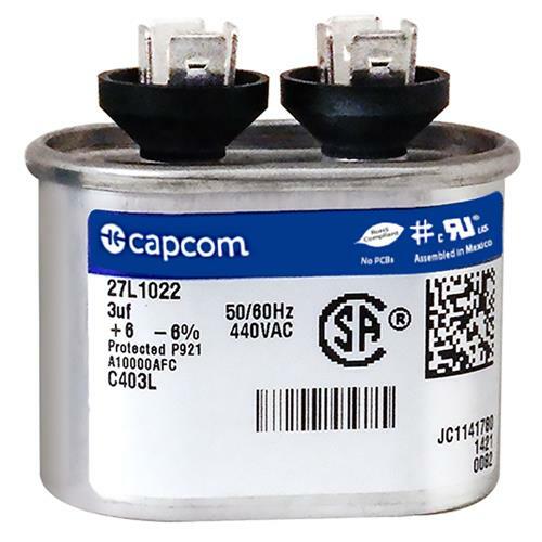 Capcom Capacitor Oval 3 uf MFD 440 Fits GE Genteq 97F5503BX