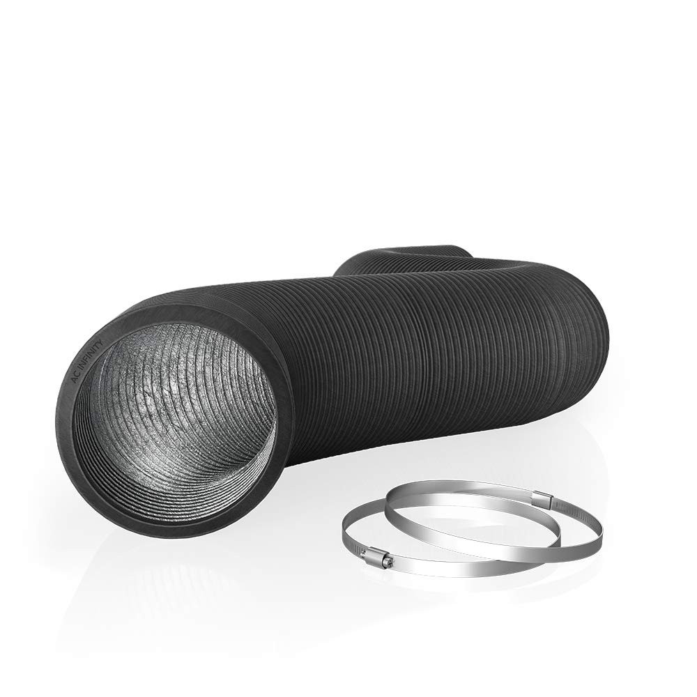 Ac Infinity Flexible 8-Inch Aluminum Ducting Heavy-Duty Four-Layer Protection