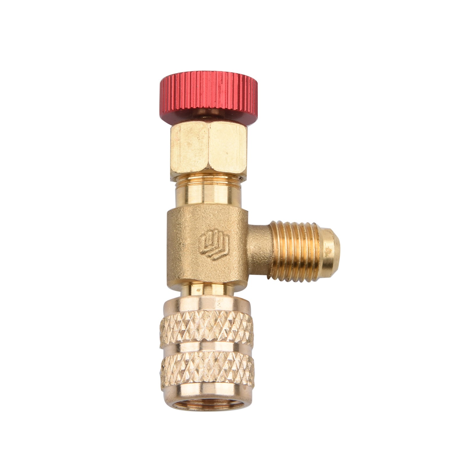 1/4in-1/4in (R22) air conditioner liquid safety valve with a leak-proof seal