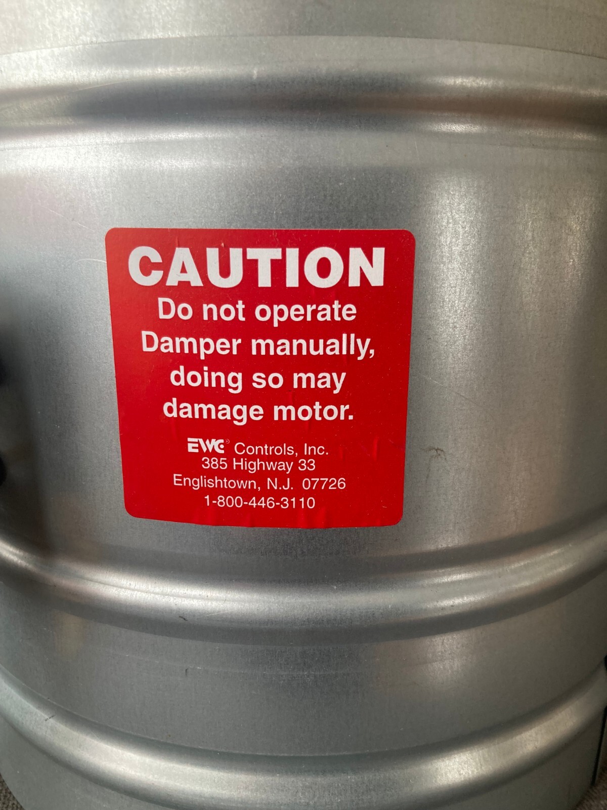 Zone control Damper EWC 12” URD 120 V!!!!!