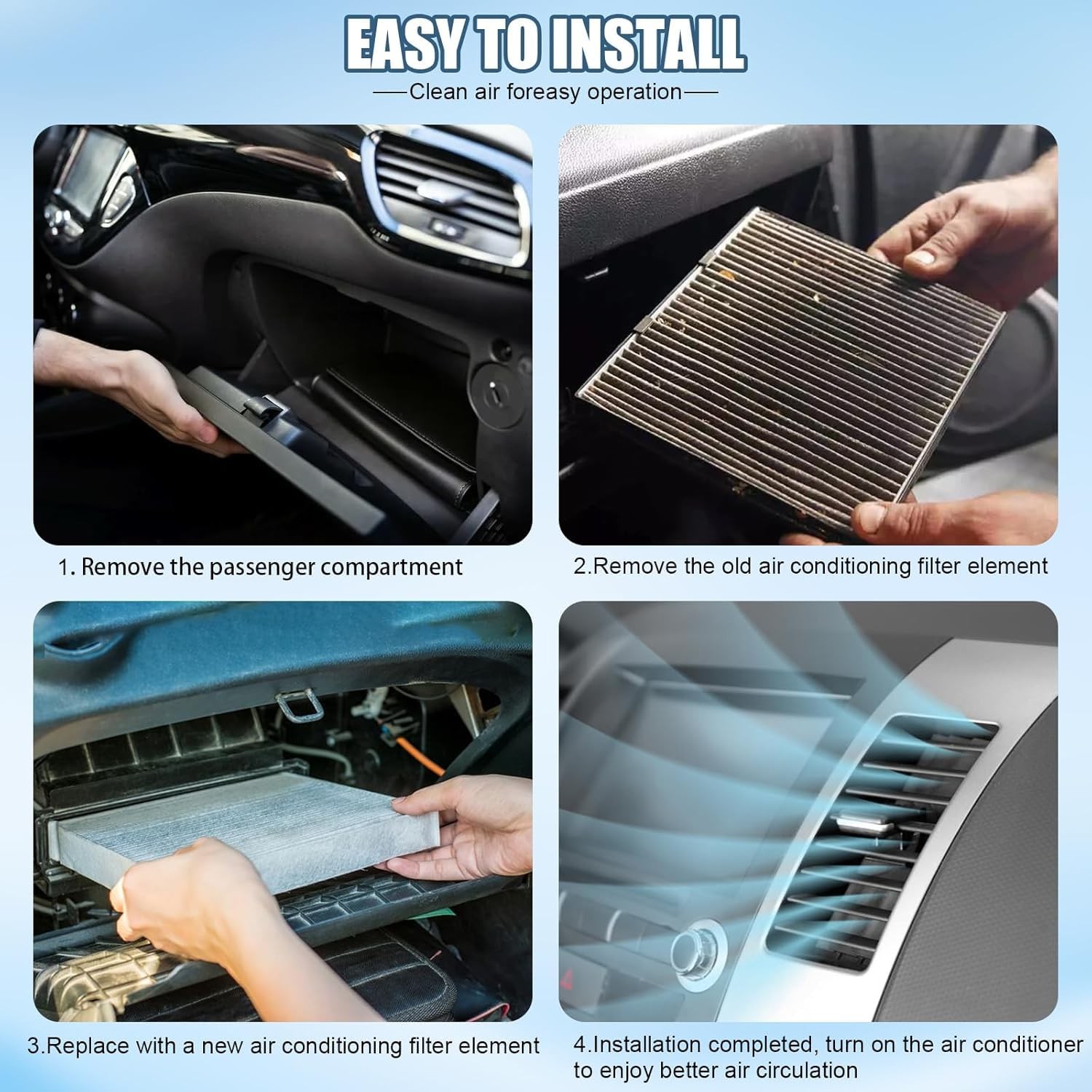 N2Zq8D Comb Engine Cabin Air Filter For Kia Carnival 3.5L 2026 2025 2024 2023