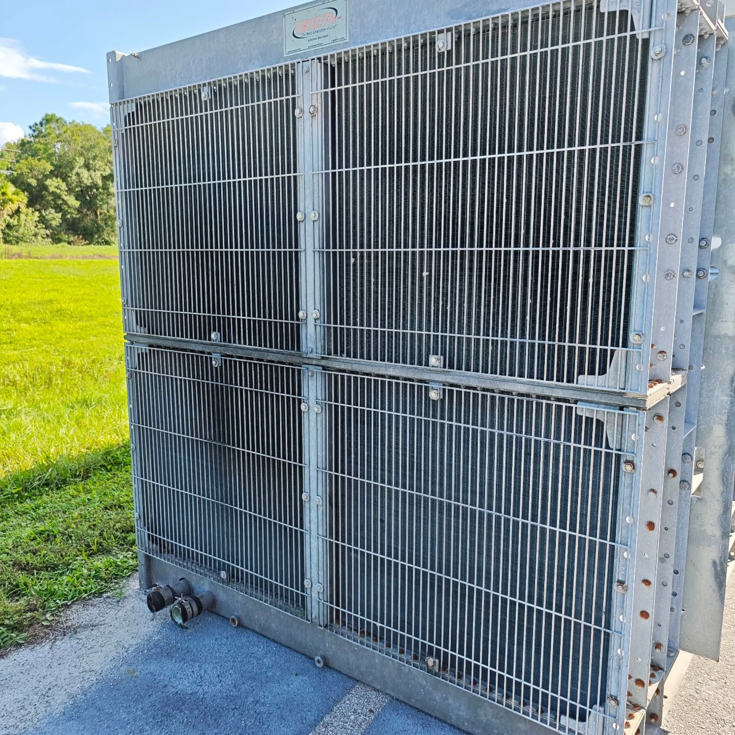 IEA Coolnig Radiator, Heat Exchanger Size 89 x 80 Industrial with Fan Motor 30HP